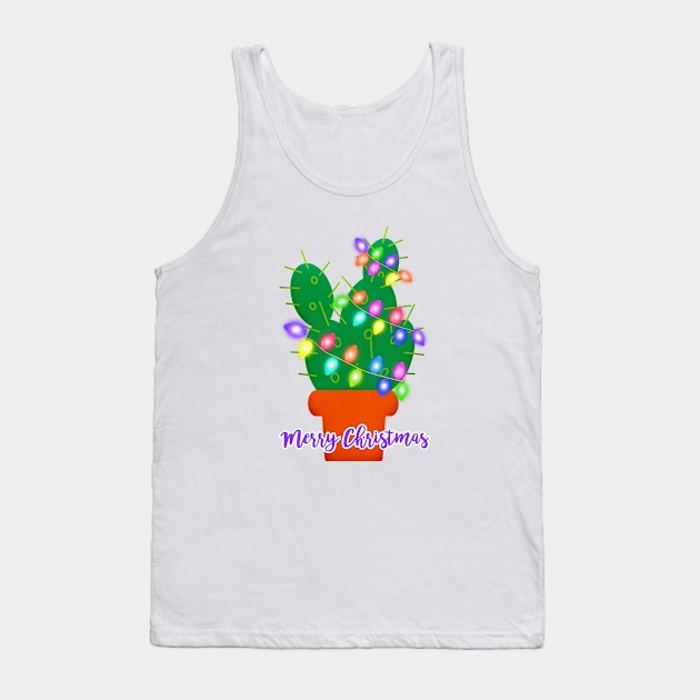 merry christmas cactus Tank Top by gossiprag